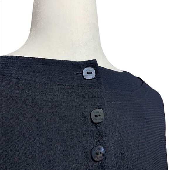 Louis Feraud Blouse Navy Blue - Picture 4 of 8